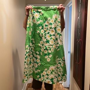 Vintage green maxi skirt